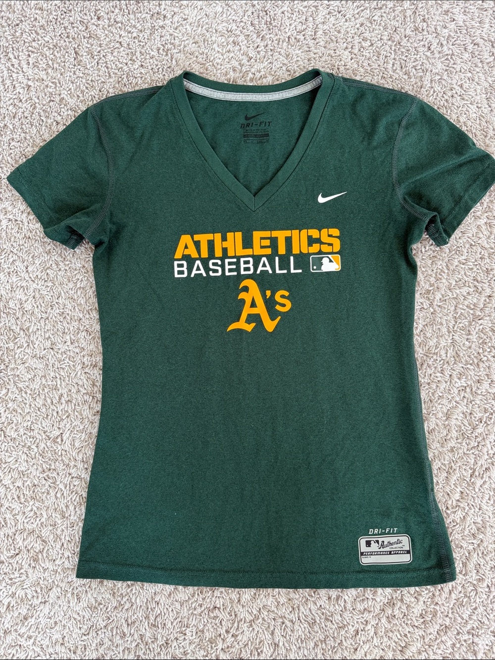 Nike Women Athletics Baseball V-Neck Tee